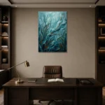 Premium Wall Art Dikey Html Edition – OFFICEWALL2806087 displayed in a contemporary gallery-inspired room