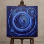 Premium Wall Art Kare Html Edition – OFFICEWALL2806090 displayed on a studio easel
