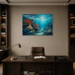Premium Wall Art Yatay Html Edition – OFFICEWALL2806093 displayed in a contemporary gallery-inspired room