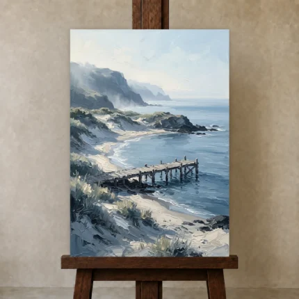 Premium Wall Art Dikey Html Edition – OFFICEWALL2806094 displayed on a studio easel
