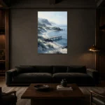 Premium Wall Art Dikey Html Edition – OFFICEWALL2806094 shown in a warm modern interior