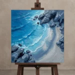 Premium Wall Art Kare Html Edition – OFFICEWALL2806097 displayed on a studio easel