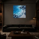 Premium Wall Art Kare Html Edition – OFFICEWALL2806097 shown in a warm modern interior