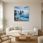Premium Wall Art Kare Html Edition – OFFICEWALL2806099 styled in a refined neutral interior