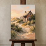 Premium Wall Art Dikey Html Edition – OFFICEWALL2806104 displayed on a studio easel