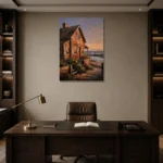 Premium Wall Art Dikey Html Edition – OFFICEWALL2806105 displayed in a contemporary gallery-inspired room