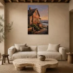Premium Wall Art Dikey Html Edition – OFFICEWALL2806105 presented in a sophisticated home setting