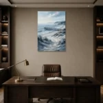 Premium Wall Art Dikey Html Edition – SEEWALL2606004 displayed in a contemporary gallery-inspired room