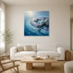 Premium Wall Art Kare Html Edition – SEEWALL2606007 styled in a refined neutral interior