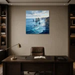 Premium Wall Art Kare Html Edition – SEEWALL2606009 displayed in a contemporary gallery-inspired room