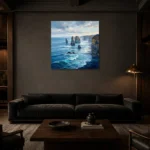 Premium Wall Art Kare Html Edition – SEEWALL2606009 shown in a warm modern interior