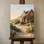 Premium Wall Art Dikey Html Edition – SEEWALL2606014 displayed on a studio easel