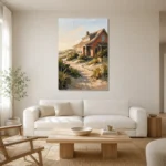 Premium Wall Art Dikey Html Edition – SEEWALL2606014 styled in a refined neutral interior