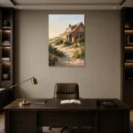 Premium Wall Art Dikey Html Edition – SEEWALL2606014 displayed in a contemporary gallery-inspired room