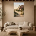 Premium Wall Art Dikey Html Edition – SEEWALL2606014 presented in a sophisticated home setting