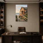 Premium Wall Art Dikey Html Edition – SEEWALL2606015 displayed in a contemporary gallery-inspired room