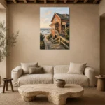 Premium Wall Art Dikey Html Edition – SEEWALL2606015 presented in a sophisticated home setting