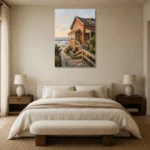 Premium Wall Art Dikey Html Edition – SEEWALL2606015 showcased in an elegant minimalist interior