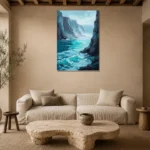 Premium Wall Art Dikey Html Edition – SEEWALL2606022 presented in a sophisticated home setting
