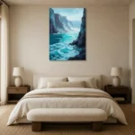 Premium Wall Art Dikey Html Edition – SEEWALL2606022 showcased in an elegant minimalist interior