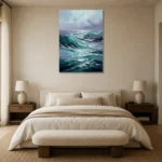 Premium Wall Art Dikey Html Edition – SEEWALL2606024 showcased in an elegant minimalist interior