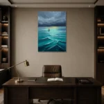 Premium Wall Art Dikey Html Edition – SEEWALL2606033 displayed in a contemporary gallery-inspired room