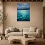 Premium Wall Art Dikey Html Edition – SEEWALL2606033 presented in a sophisticated home setting