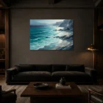 Premium Wall Art Yatay Html Edition – SEEWALL2606037 shown in a warm modern interior