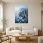 Premium Wall Art Dikey Html Edition – SEEWALL2606040 styled in a refined neutral interior