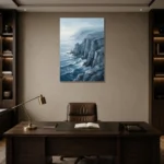 Premium Wall Art Dikey Html Edition – SEEWALL2606040 displayed in a contemporary gallery-inspired room