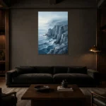 Premium Wall Art Dikey Html Edition – SEEWALL2606040 shown in a warm modern interior