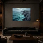 Premium Wall Art Yatay Html Edition – SEEWALL2606047 shown in a warm modern interior