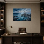 Premium Wall Art Yatay Html Edition – SEEWALL2606057 displayed in a contemporary gallery-inspired room