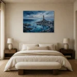 Premium Wall Art Yatay Html Edition – SEEWALL2606057 showcased in an elegant minimalist interior