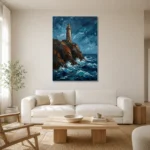 Premium Wall Art Dikey Html Edition – SEEWALL2606059 styled in a refined neutral interior