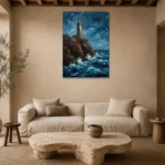 Premium Wall Art Dikey Html Edition – SEEWALL2606059 presented in a sophisticated home setting