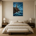 Premium Wall Art Dikey Html Edition – SEEWALL2606059 showcased in an elegant minimalist interior