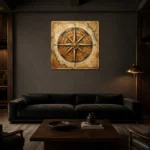 Premium Wall Art Kare Html Edition – SEEWALL2606061 shown in a warm modern interior
