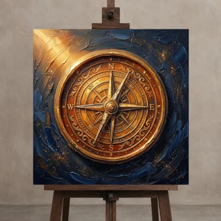 Premium Wall Art Kare Html Edition – SEEWALL2606062 displayed on a studio easel