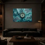 Premium Wall Art Yatay Html Edition – SEEWALL2606066 shown in a warm modern interior