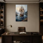 Premium Wall Art Dikey Html Edition – SEEWALL2606067 displayed in a contemporary gallery-inspired room