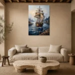 Premium Wall Art Dikey Html Edition – SEEWALL2606067 presented in a sophisticated home setting