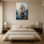 Premium Wall Art Dikey Html Edition – SEEWALL2606067 showcased in an elegant minimalist interior