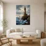 Premium Wall Art Dikey Html Edition – SEEWALL2606069 styled in a refined neutral interior