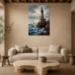 Premium Wall Art Dikey Html Edition – SEEWALL2606069 presented in a sophisticated home setting