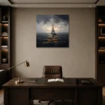 Premium Wall Art Kare Html Edition – SEEWALL2606071 displayed in a contemporary gallery-inspired room