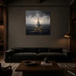 Premium Wall Art Kare Html Edition – SEEWALL2606071 shown in a warm modern interior