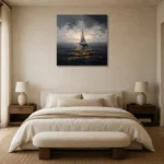 Premium Wall Art Kare Html Edition – SEEWALL2606071 showcased in an elegant minimalist interior