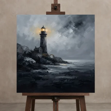 Premium Wall Art Kare Html Edition – SEEWALL2606072 displayed on a studio easel