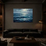 Premium Wall Art Yatay Html Edition – SEEWALL2606073 shown in a warm modern interior